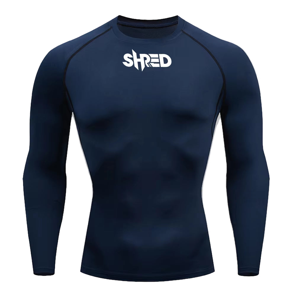 Men'S Warm-Up Sportswear for Street Comfort and Quick Drying Long Sleeved T-Shirt for Jogging and Fitness Compression Top
