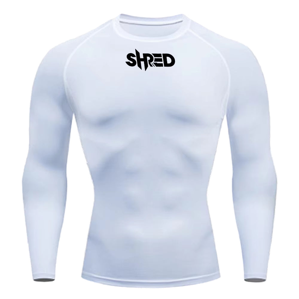 Men'S Warm-Up Sportswear for Street Comfort and Quick Drying Long Sleeved T-Shirt for Jogging and Fitness Compression Top