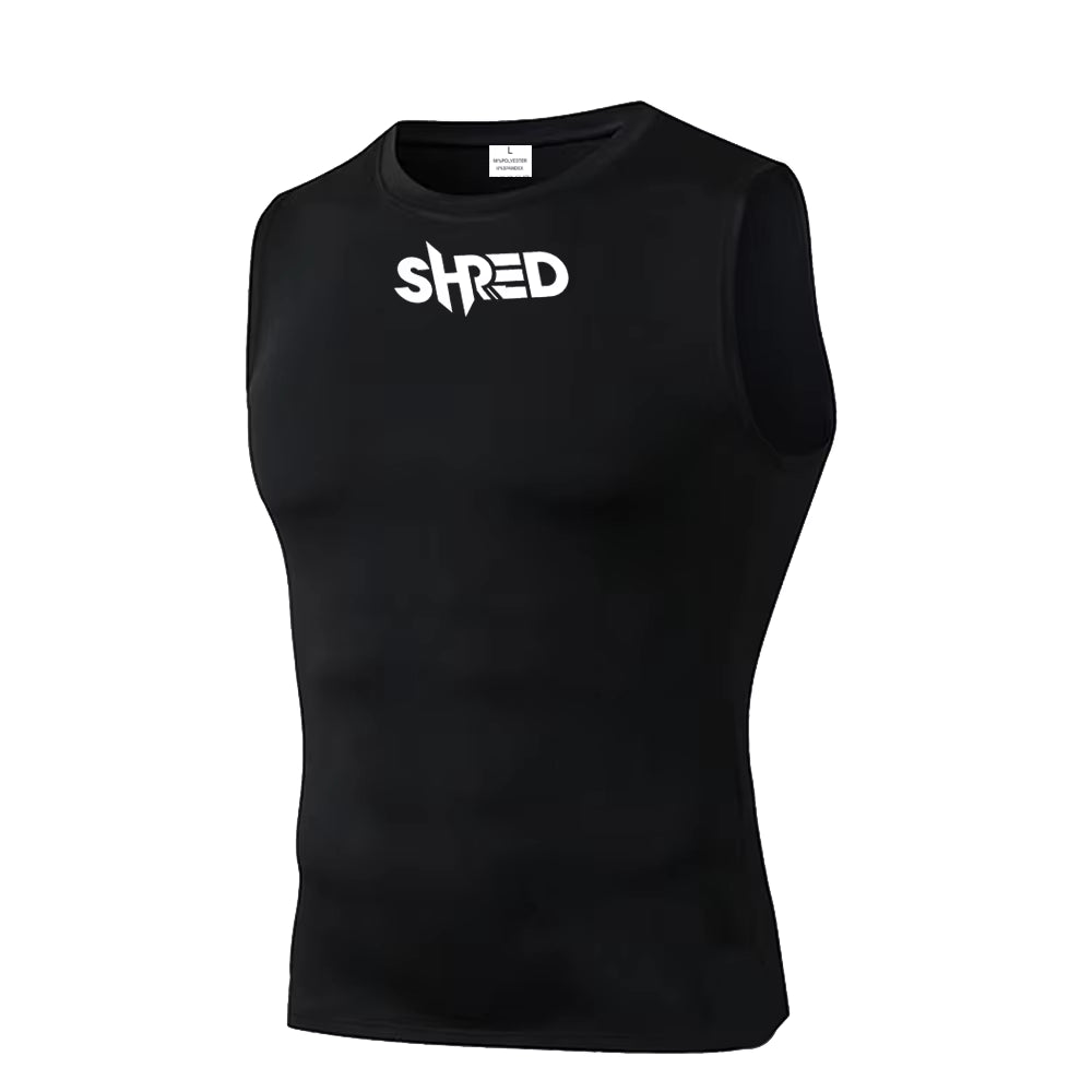 Men'S Gym Running Sleeveless Shirt Quick Drying Comfortable Elastic Breathable Compression Printed Vest Rock Climbing Boxing Top