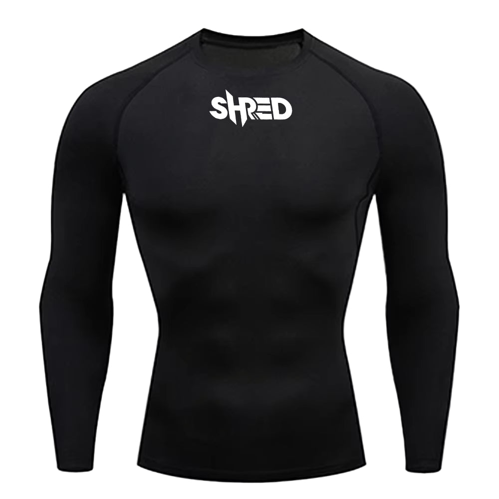 Men'S Warm-Up Sportswear for Street Comfort and Quick Drying Long Sleeved T-Shirt for Jogging and Fitness Compression Top